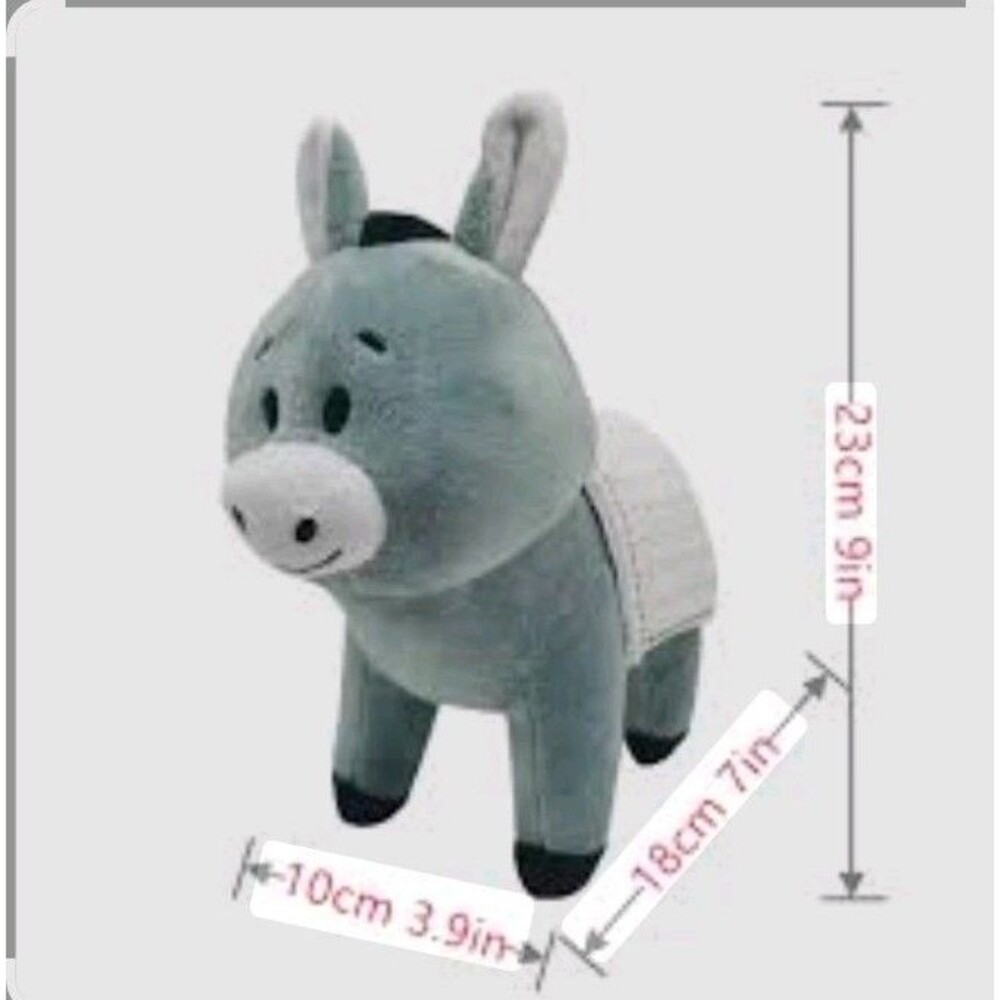 Jesus donkey soft stuffed Plush toy religious companion or guardian for children - Picture 6 of 6